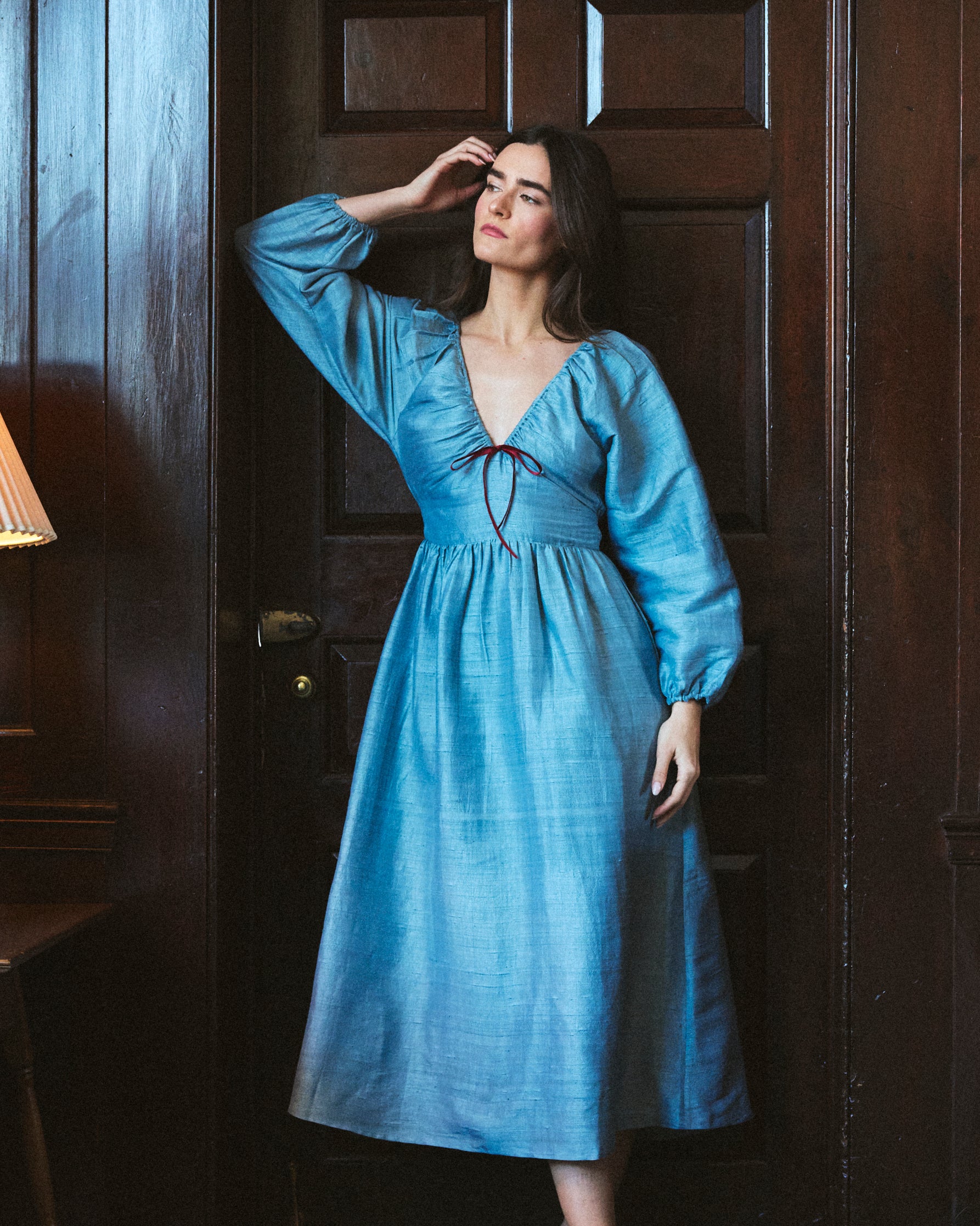 Eloise Dress in French Blue Louise New York Eloise Dress in French Blue Louise New York