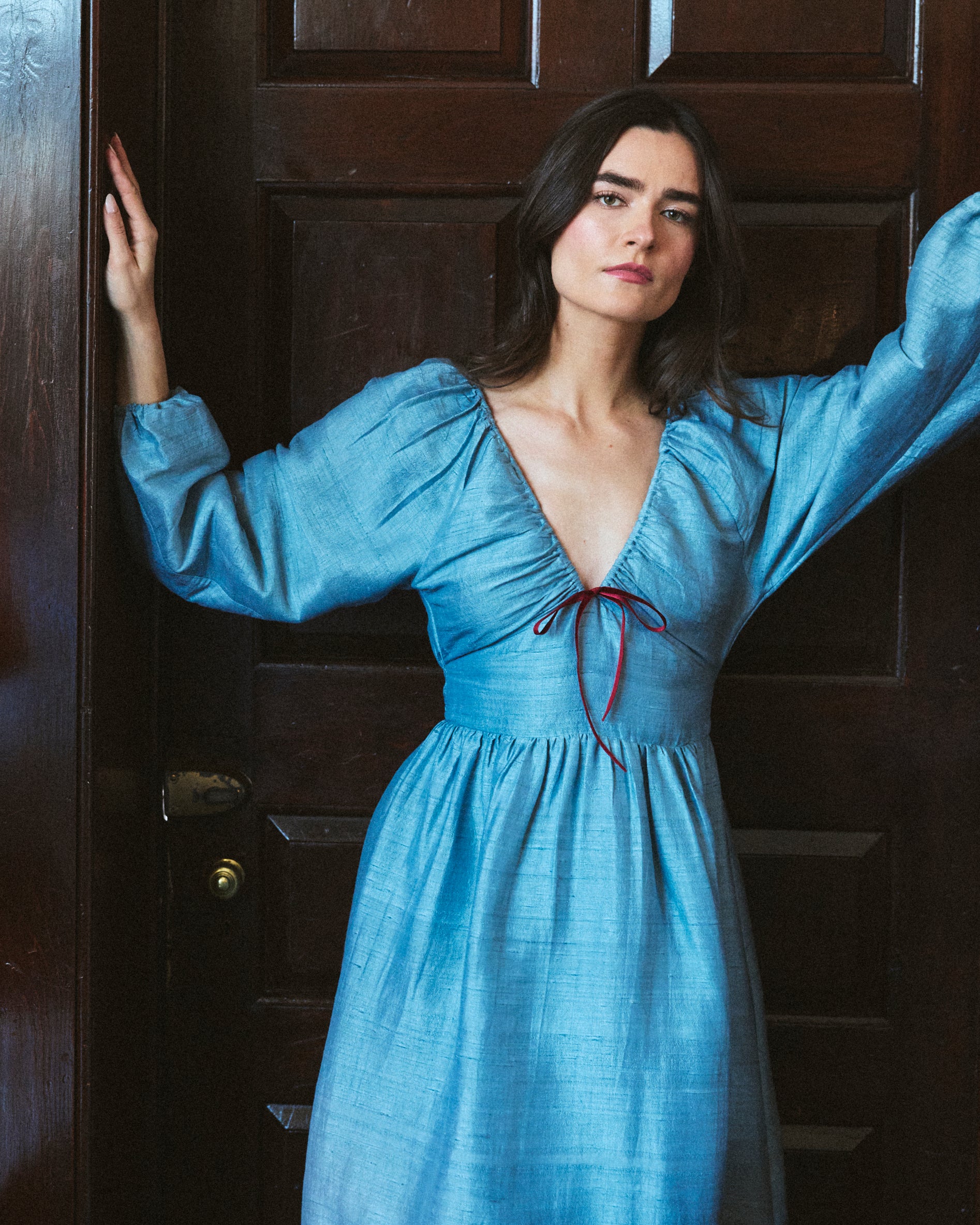 Eloise Dress in French Blue Louise New York Eloise Dress in French Blue Louise New York