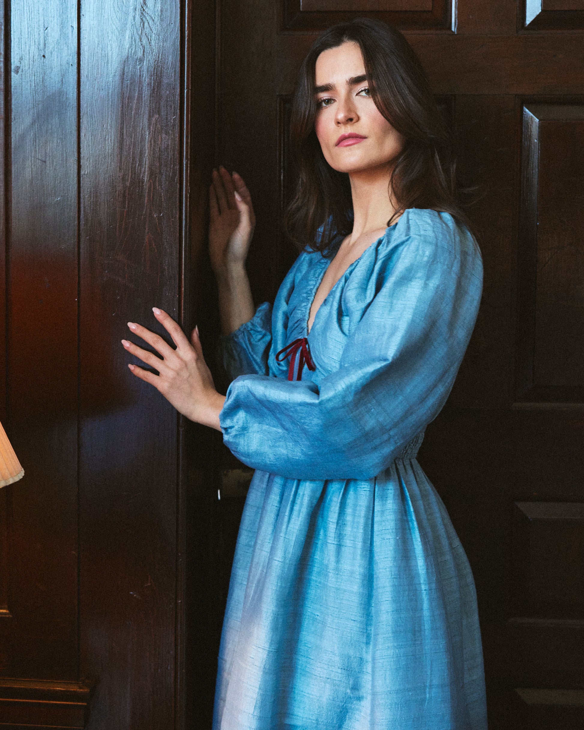 Eloise Dress in French Blue Louise New York Eloise Dress in French Blue Louise New York