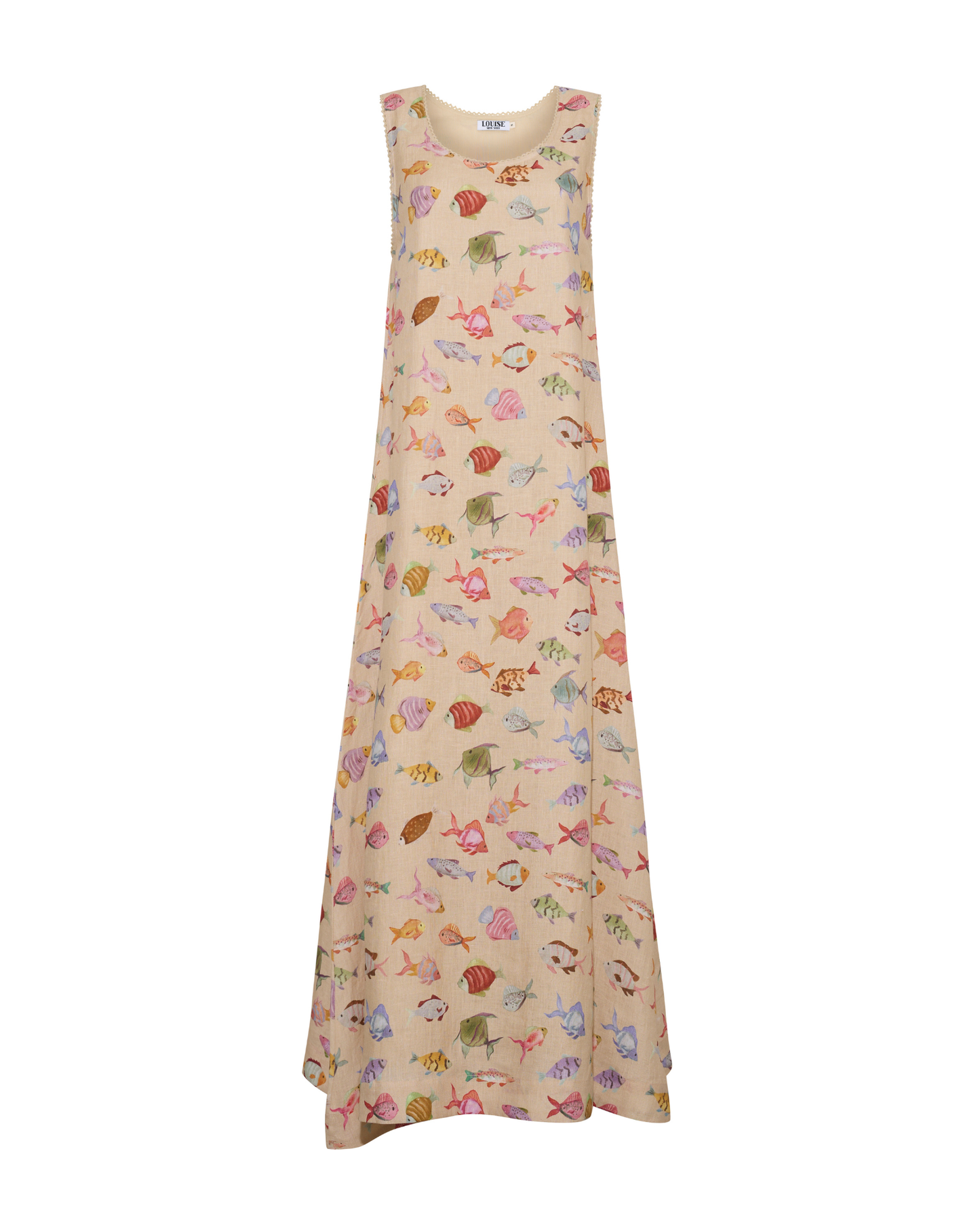Penelope Maxi Dress in Fête de la Mer