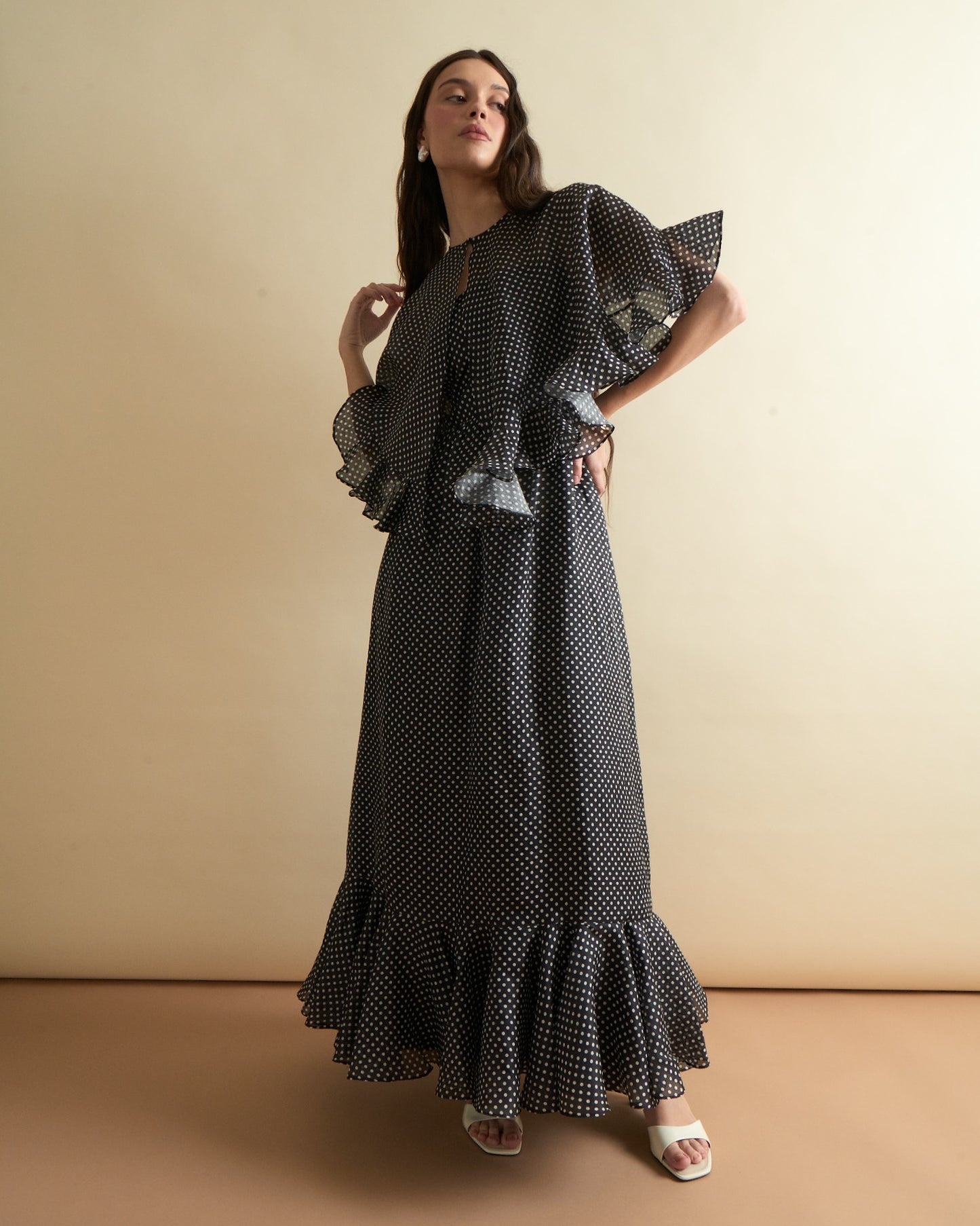 Powell Dress in Polka Dot