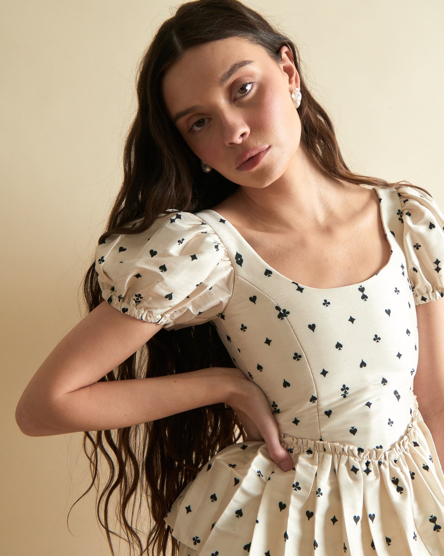 Eleanor Corset in Card Print