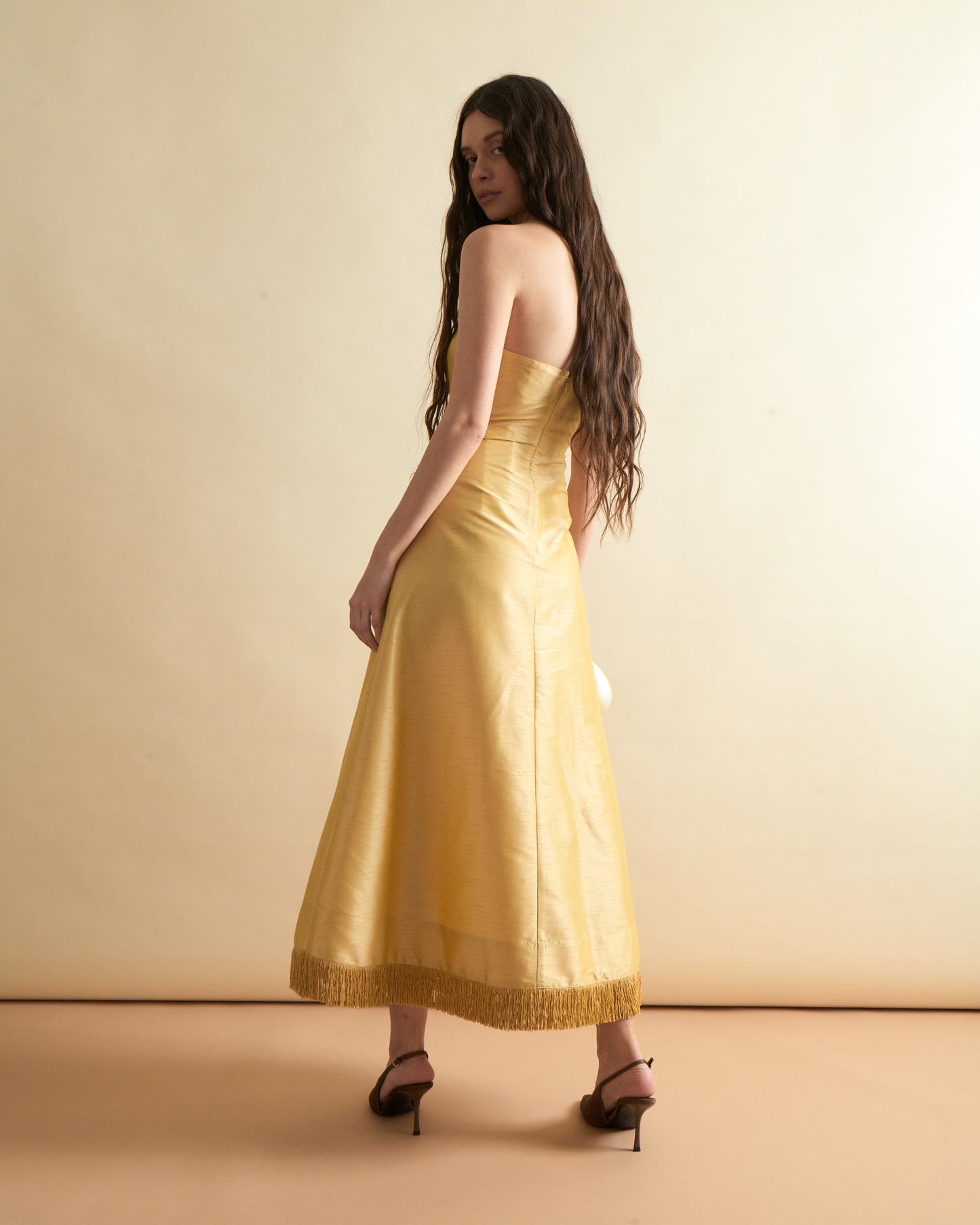 Katherine Dress in Lemon Yellow