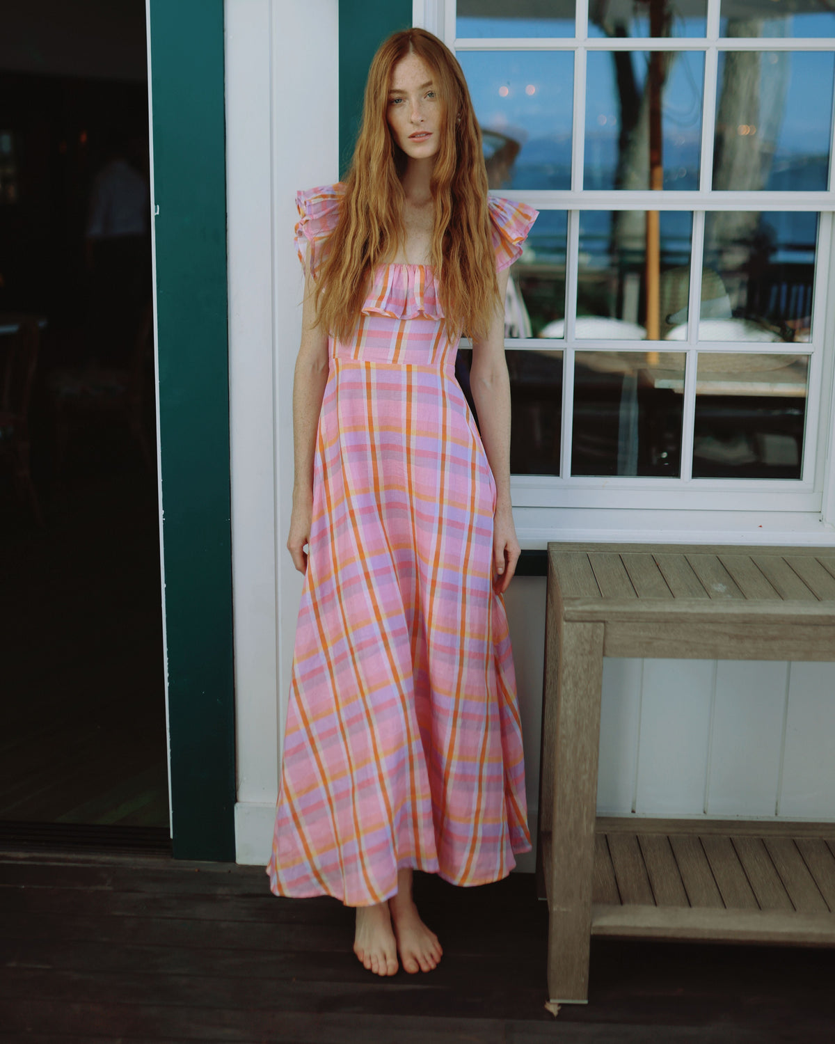 Parker Dress Sherbet Plaid