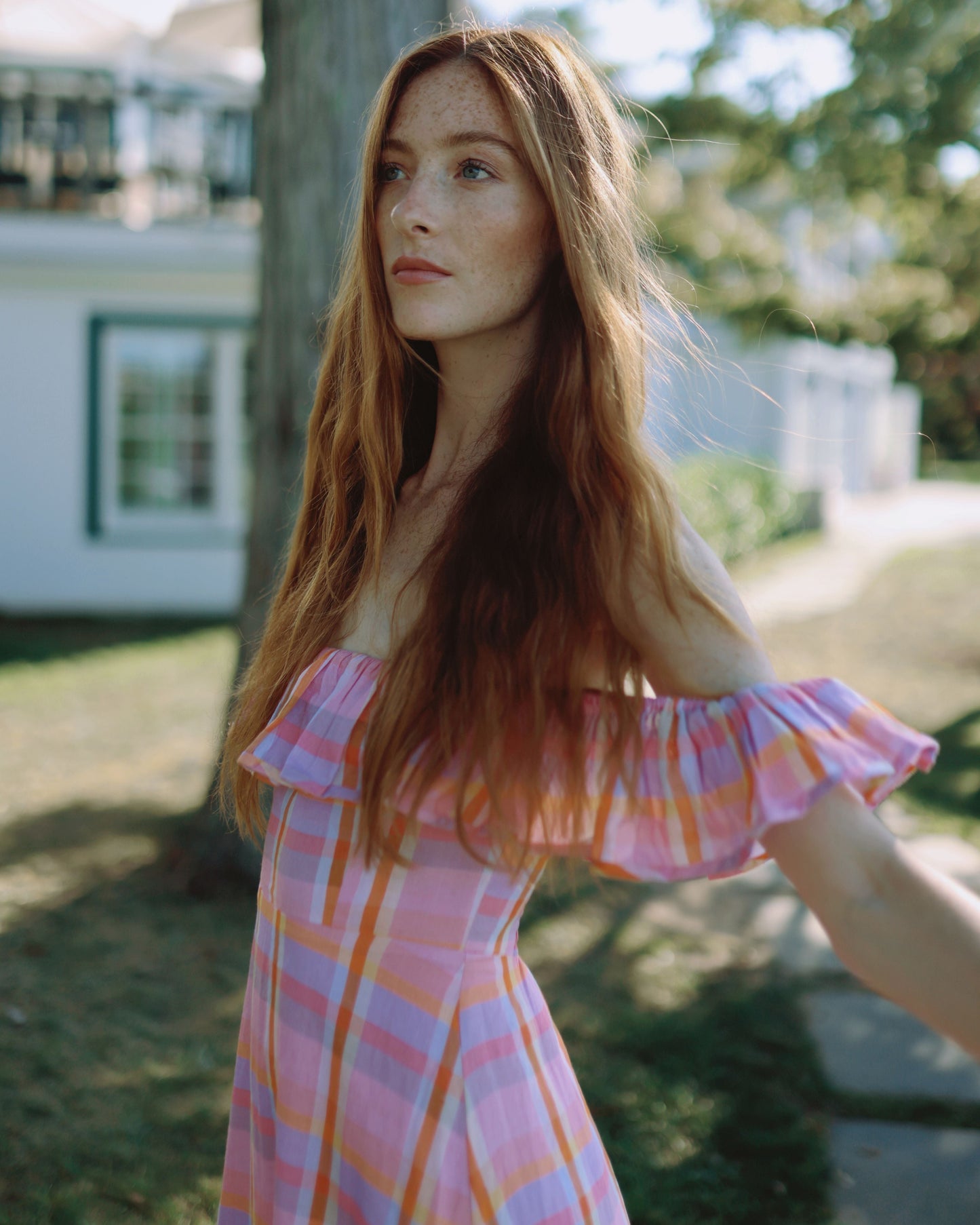 Parker Dress in Sherbet Plaid