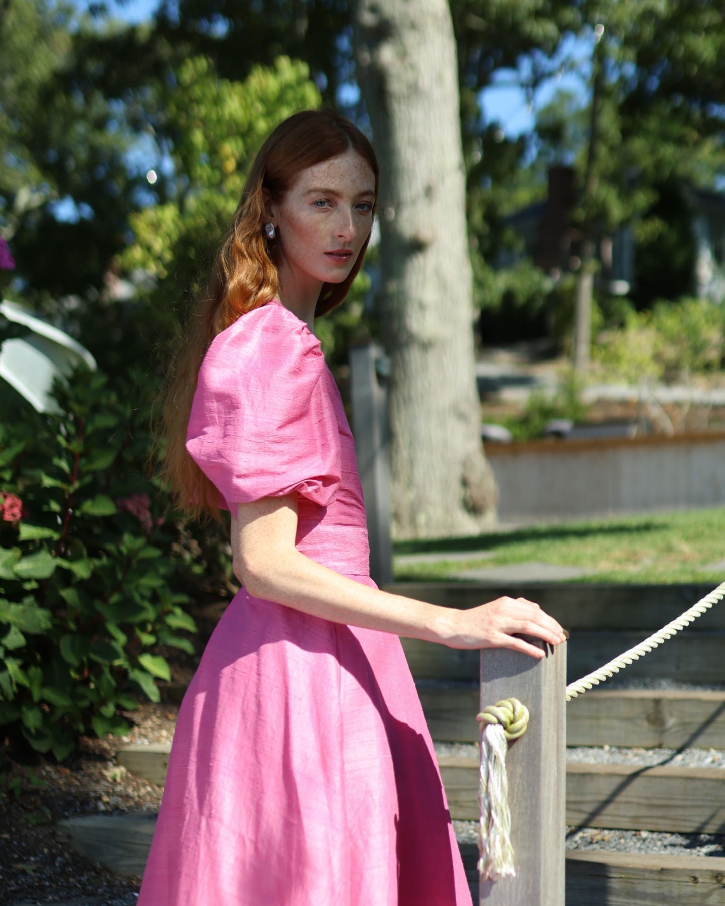 Kate Maxi Dress in Bougainvillea