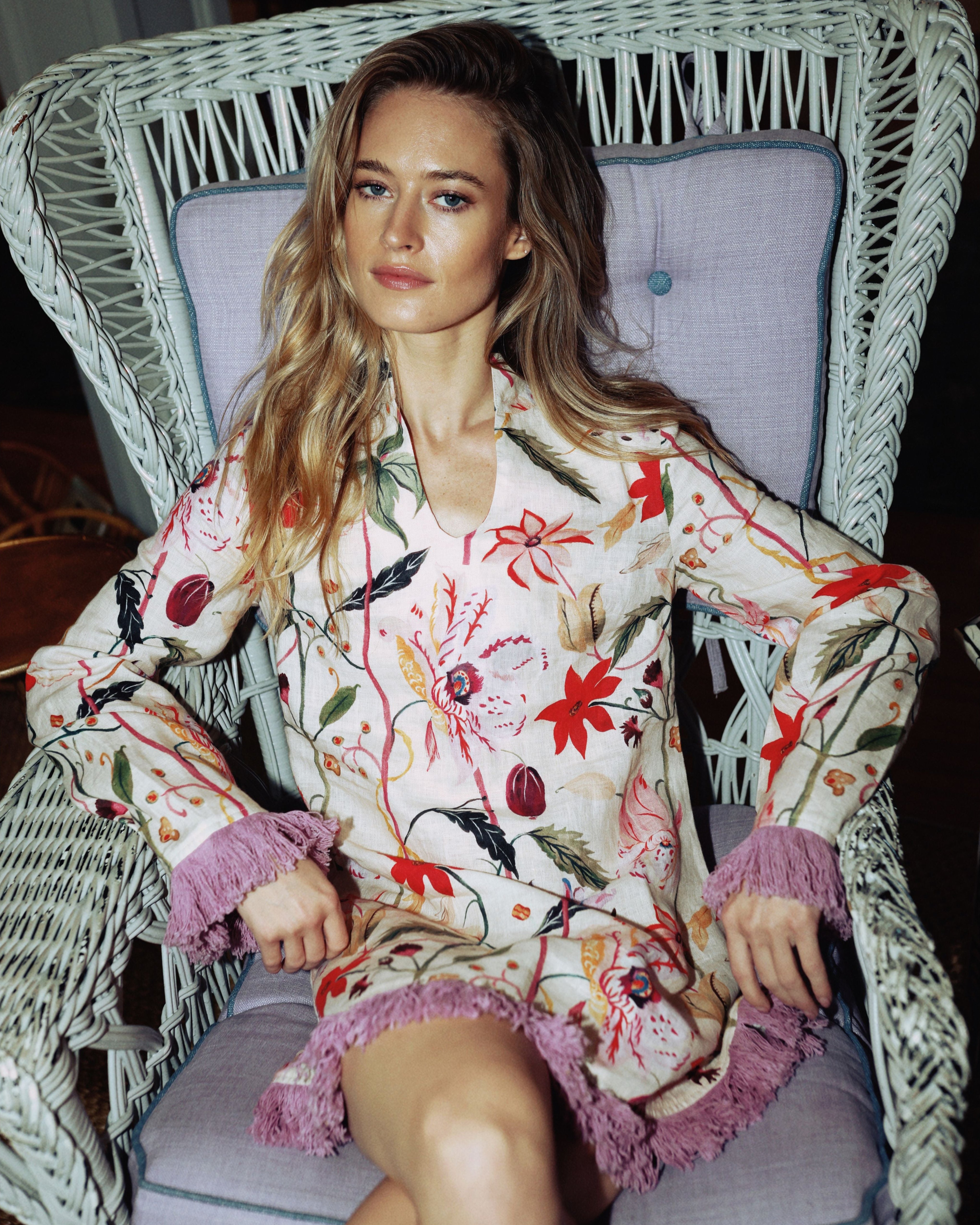 Florence Tunic in Wild Jardin – Louise New York