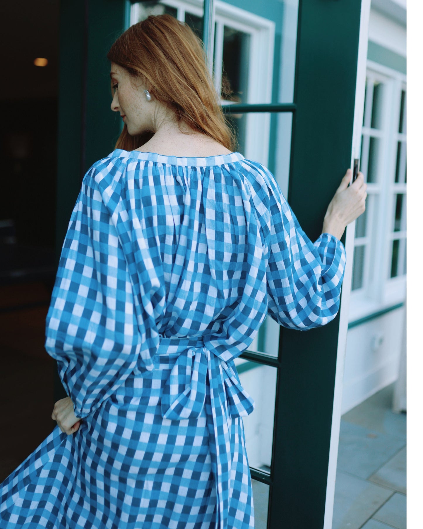 Lauren Blouse in Cape Gingham