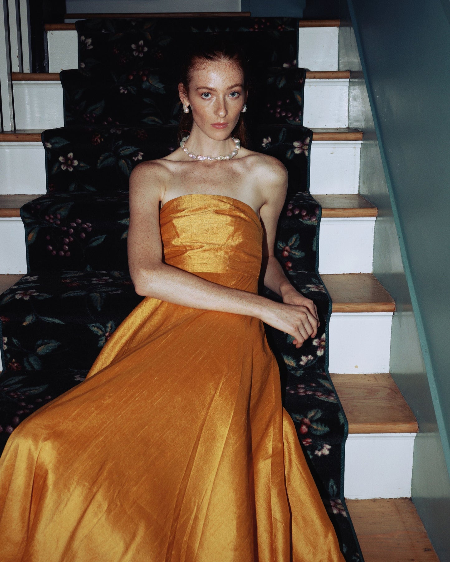 Katherine Maxi Dress in Marigold – Louise New York