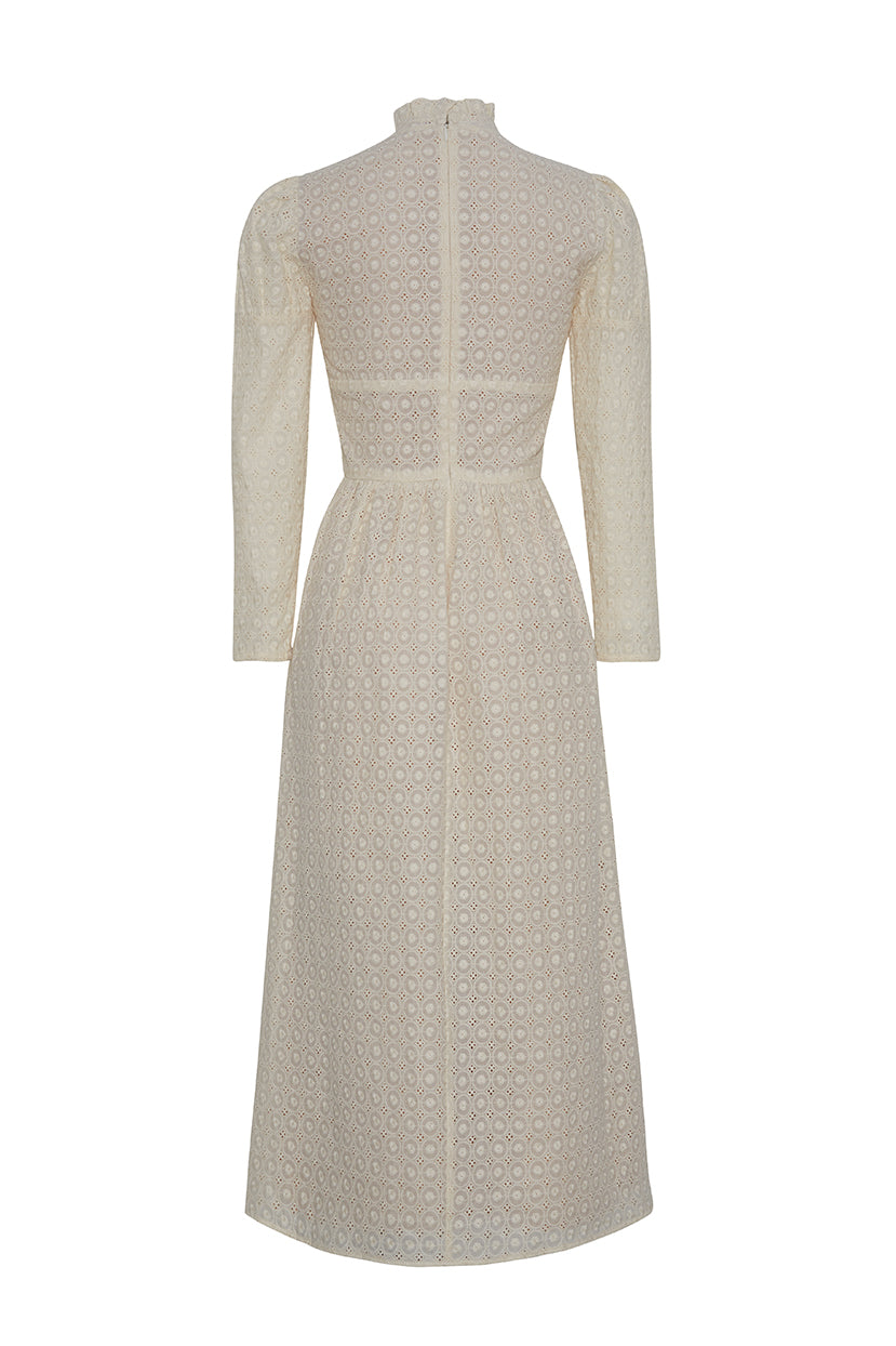 Dutton Dress in Ivory Lace