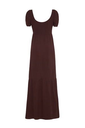 The Ines Dress in Chocolate