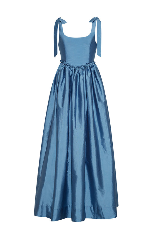 The Marie Dress in Azure Blue