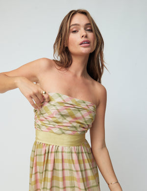 The Clementine Dress in Summer Plaid