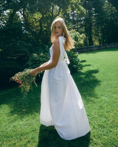 Marie Dress in Silk Dupioni – Louise New York