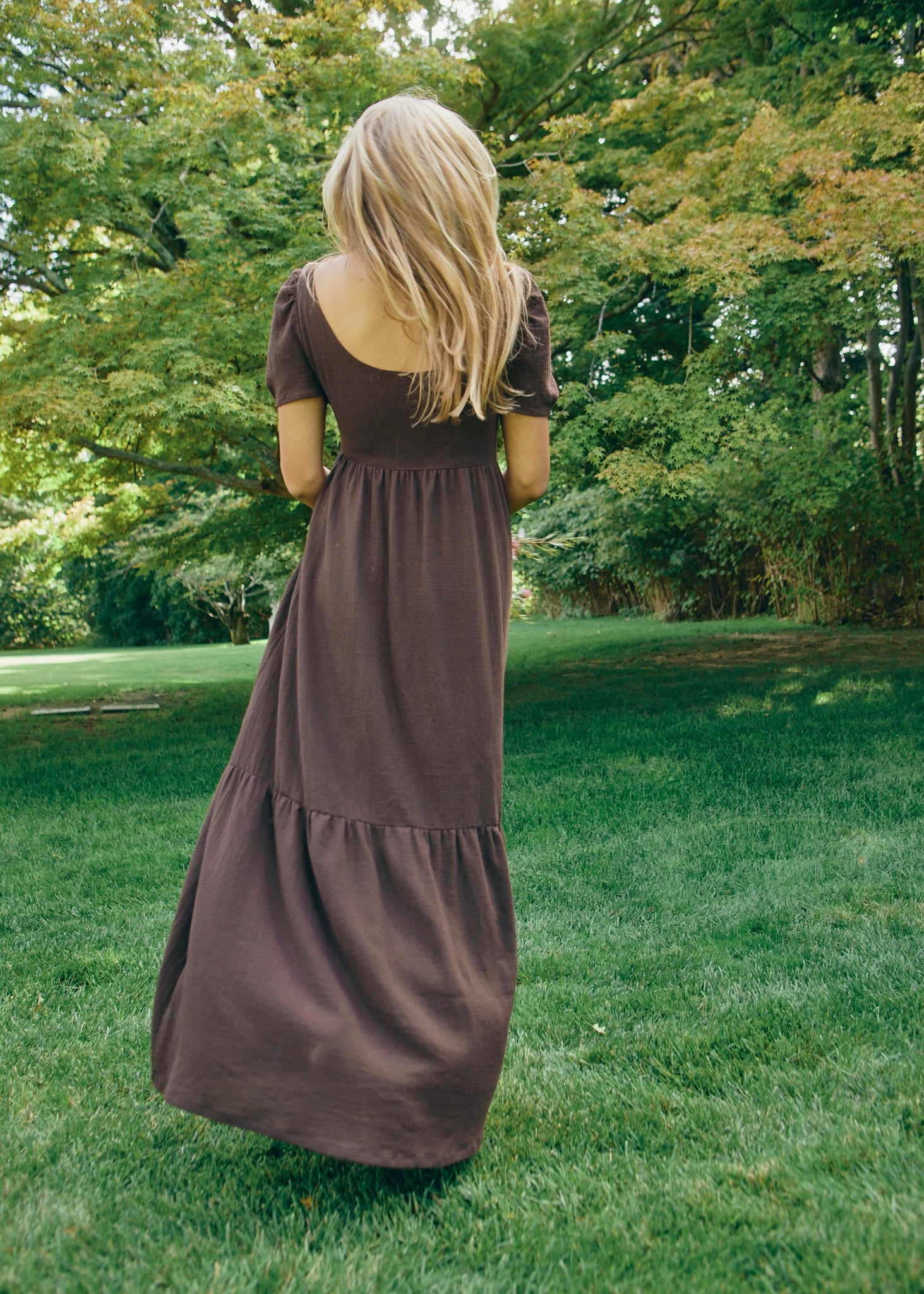 The Ines Dress in Chocolate