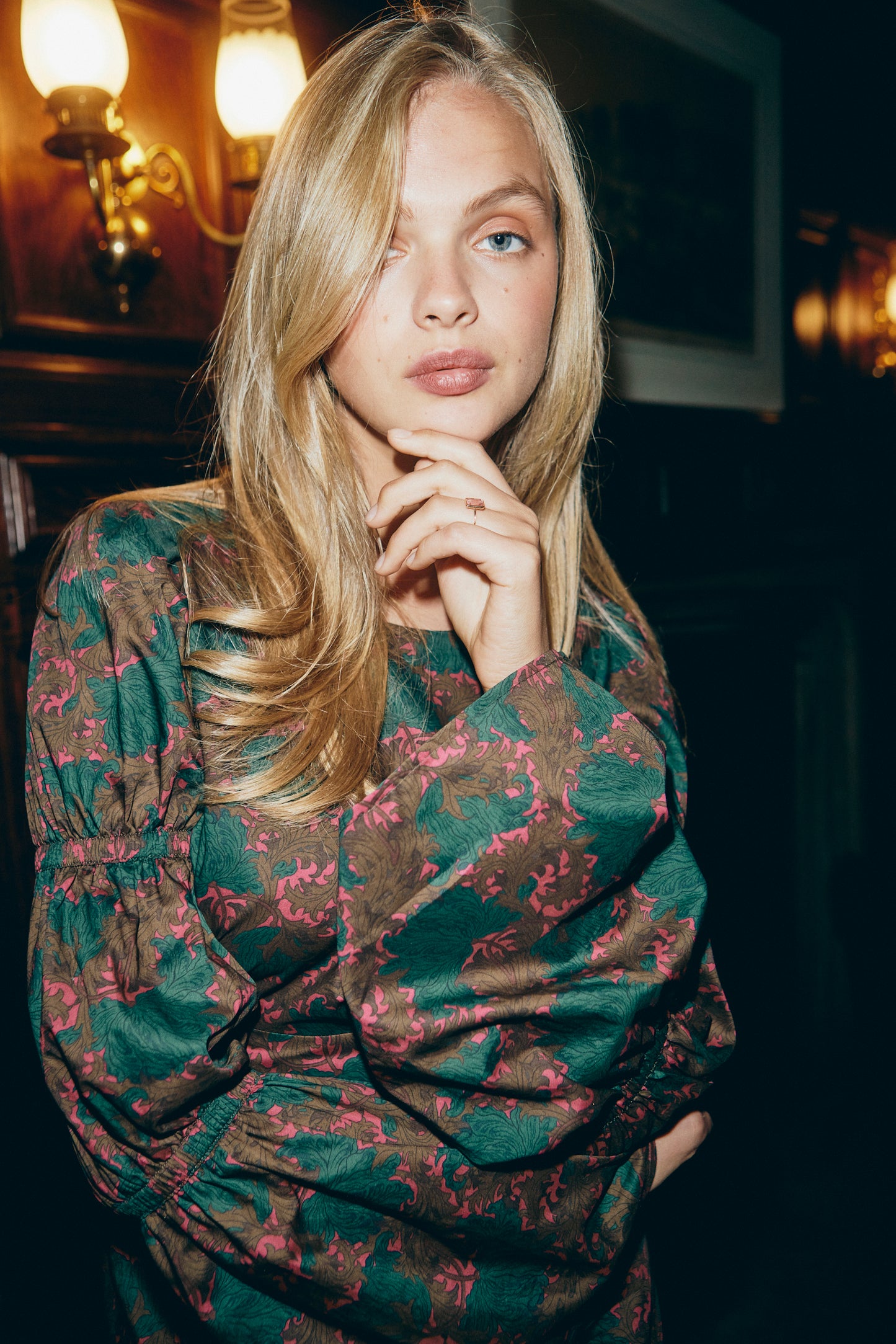 The Claudia Dress in Vamp