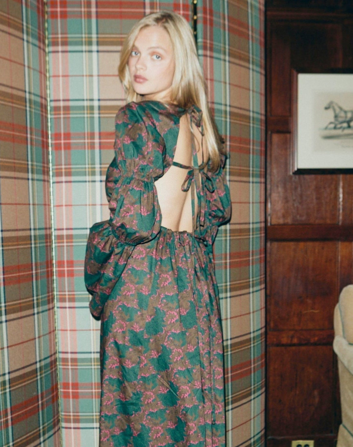 The Claudia Dress in Vamp